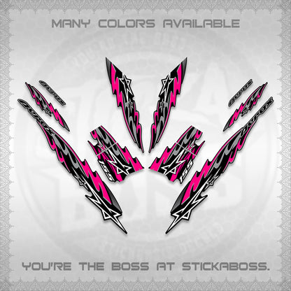 AEROX V2 INDO DECALS (2026 STAR 0001 MOTIF) STICKER KITS By STICKABOSS