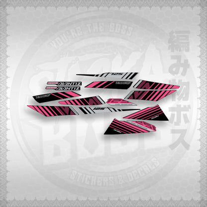 STICKER DECALS for MIO SOUL i125 (MSIEGAVBACU) By STICKABOSS (SOFIE LAMINATED WATERPROOF)