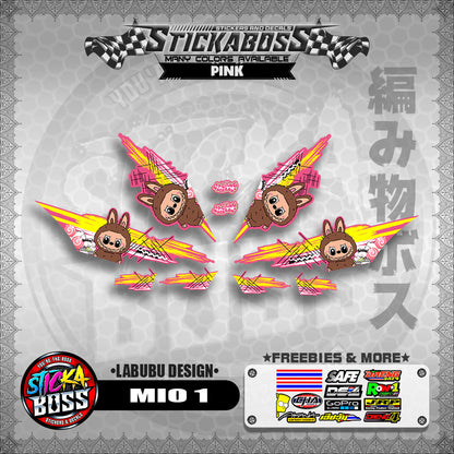 MIO 1 STICKER DECALS ( LABUBU DESIGN )【WITH FREEBIES】