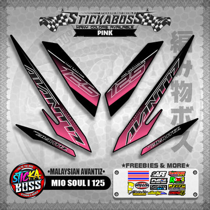 MIO SOUL I 125 STICKER DECALS ( MALAYSIAN AVANTIZ )【WITH FREEBIES】