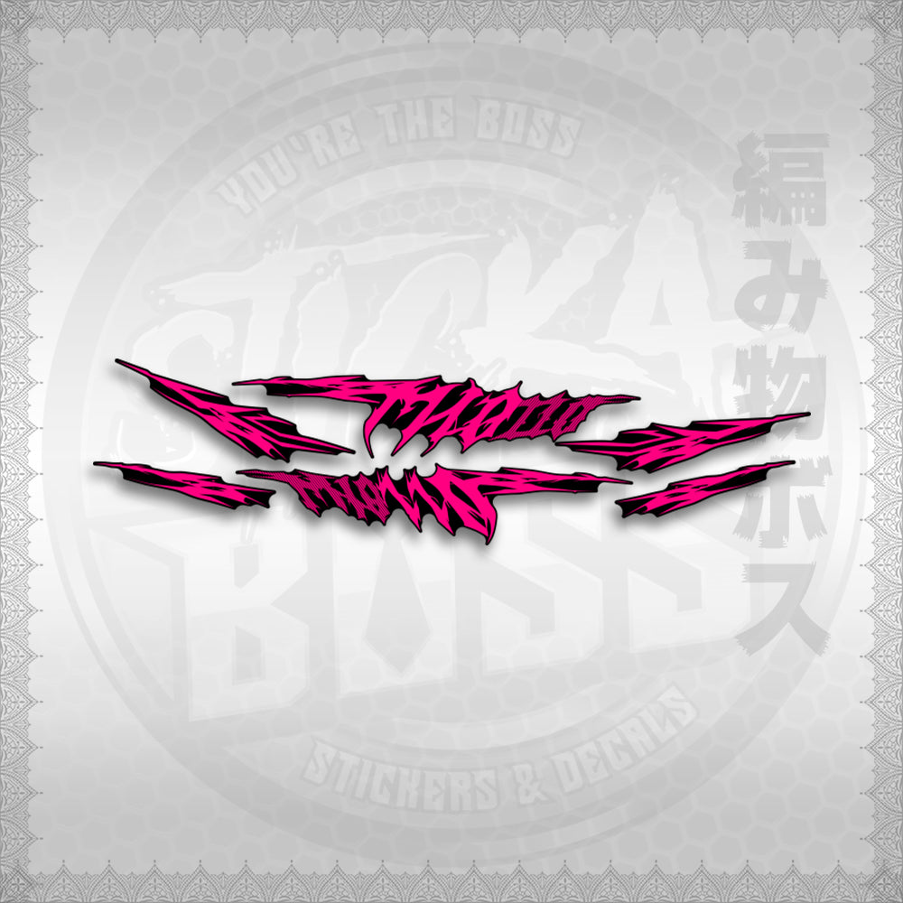 STICKER DECALS for MIO SOULTY INDO (MSOA4STKN) By STICKABOSS (SOFIE LAMINATED WATERPROOF)