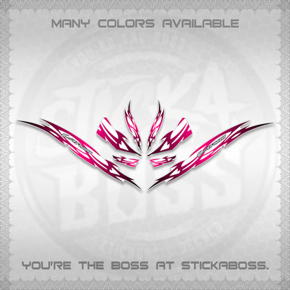 CLICK 125 V3 INDO VARIO FOR WHITE DECALS (2026 NUSANTARA STRIPING) STICKER DECALS By STICKABOSS