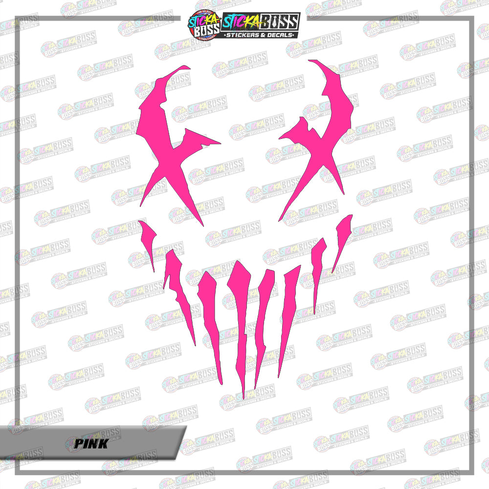 GHOST CLAW  ( VINYL CUT-OUT STICKER DECALS )【Stickaboss】
