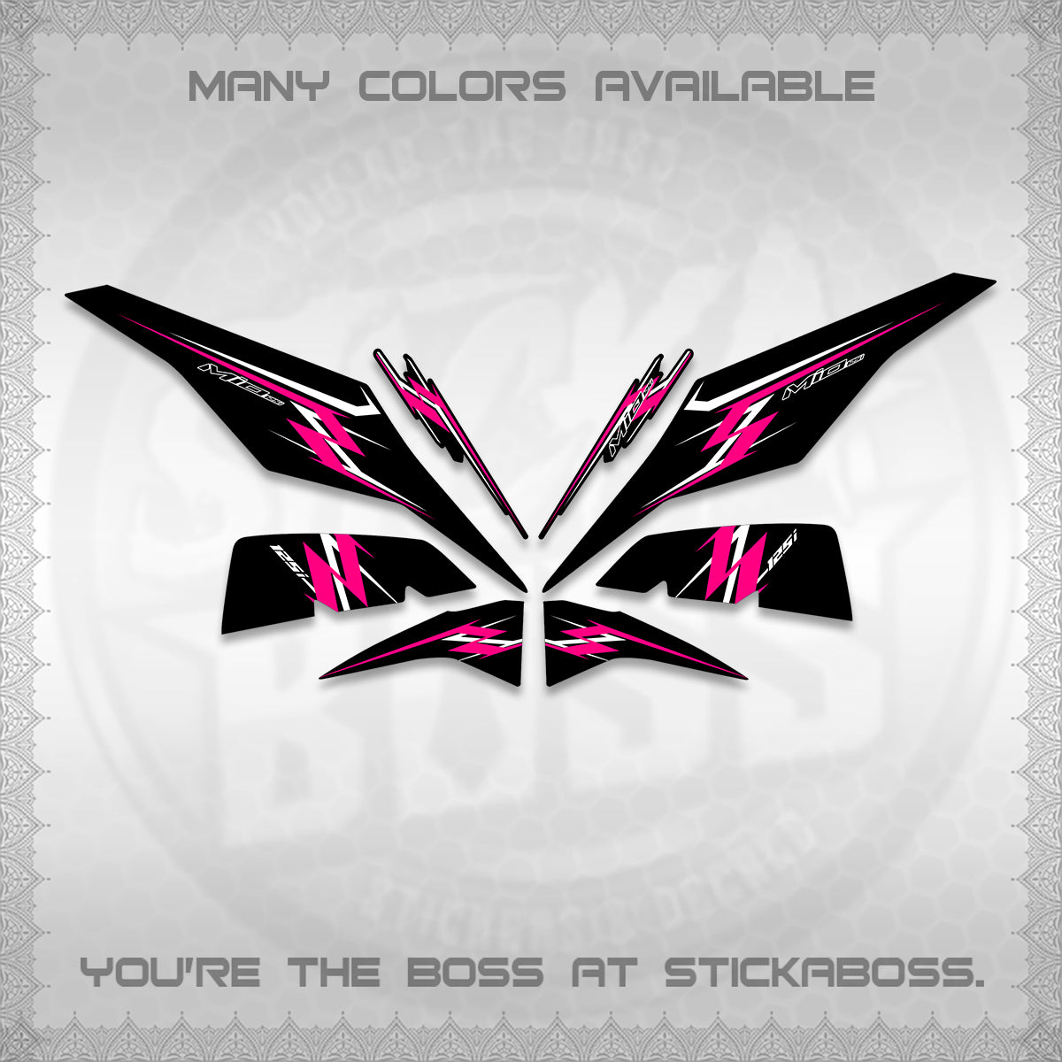 MIO I 125 M3 INDO DECALS (A25 VARIASI) STICKER DECALS By STICKABOSS