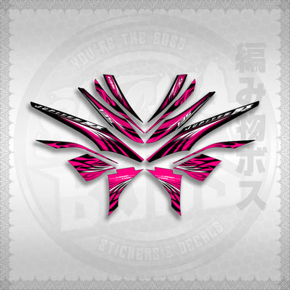 STICKER DECALS for SNIPER 135 MX JUPITER (S13509FICUBO)By STICKABOSS (SOFIE LAMINATED WATERPROOF)