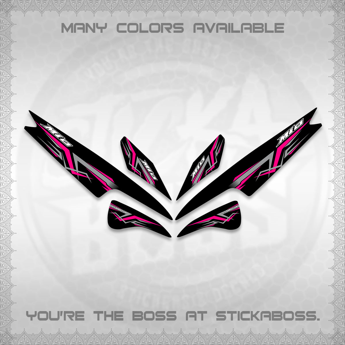 MIO SPORTY  SMILE INDO DECALS (A24 VARIASI)STICKER DECALS BY STICKABOSS (Copy)