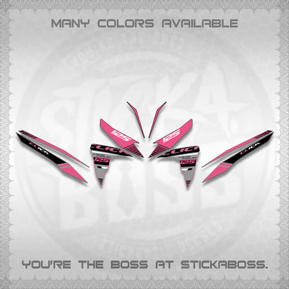 CLICK 125 V2 DECALS (2026 LIQUID COOLED DESIGN)STICKER DECALS BY STICKABOSS