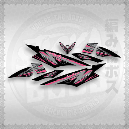 STICKER DECALS for MIO SOUL I (MSISTCA) By STICKABOSS (SOFIE LAMINATED WATERPROOF)