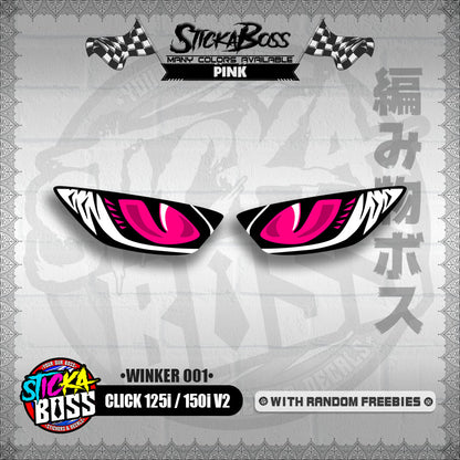 CLICK 125i / 150i V2 (WINKER 001) TRANSPARENT【WITH FREEBIES】