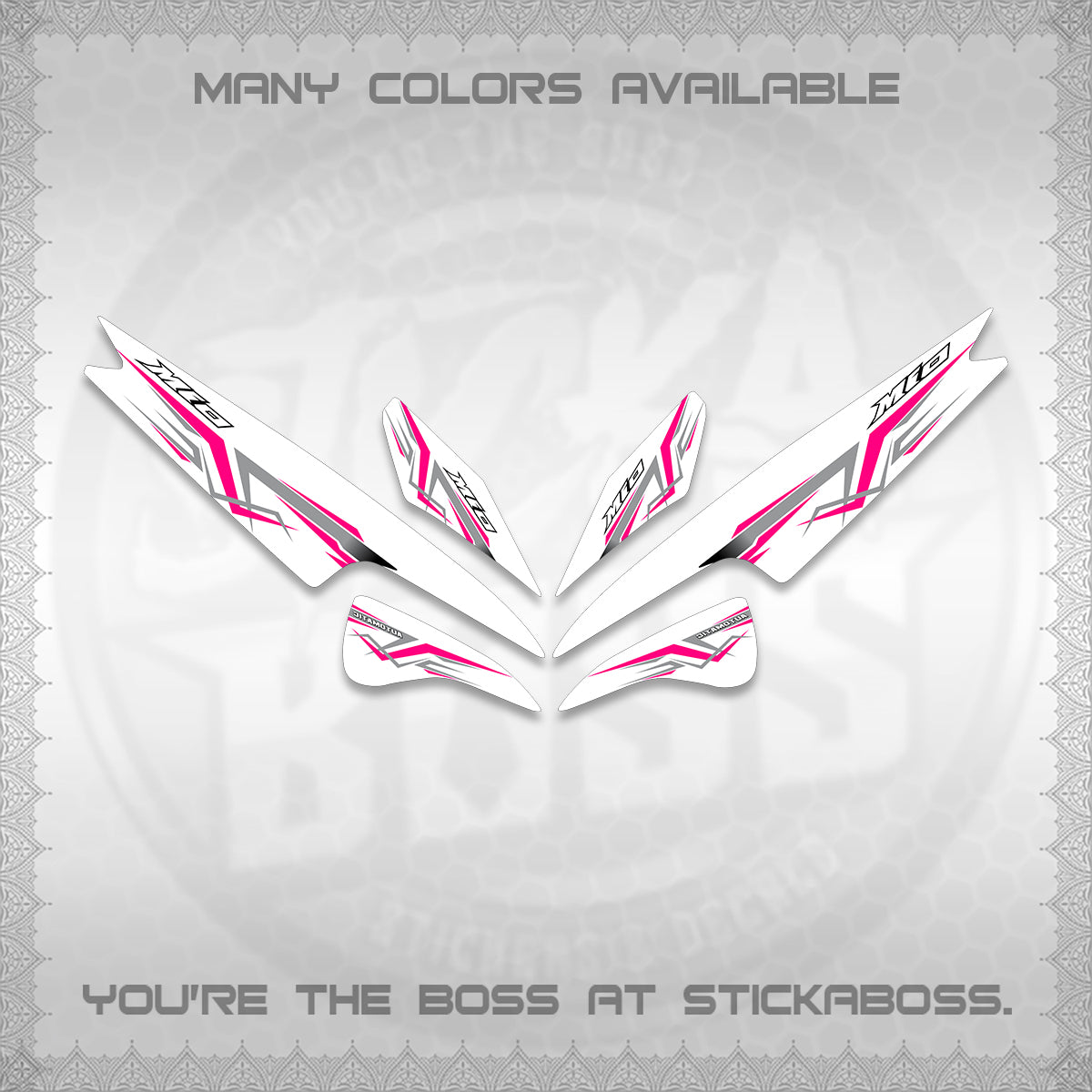 MIO SPORTY  SMILE INDO DECALS FOR WHITE (A24 VARIASI) STICKER DECALS BY STICKABOSS