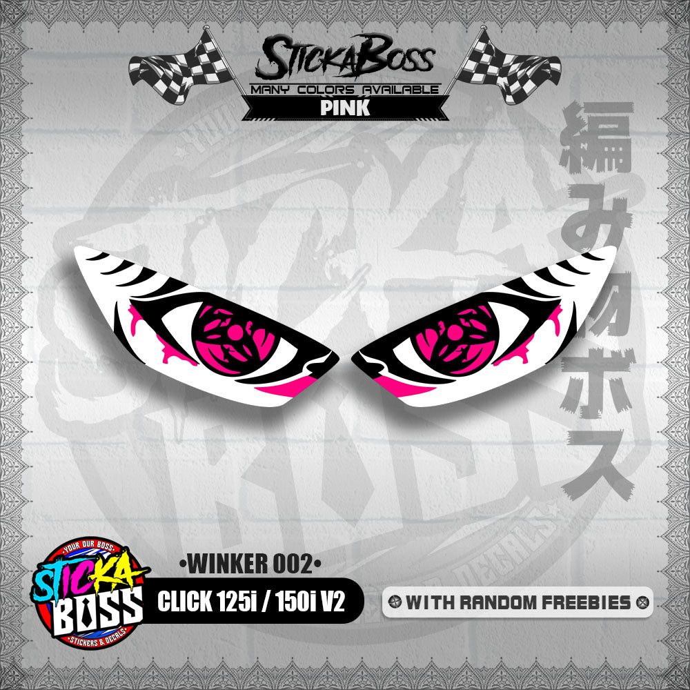 CLICK 125i / 150i V2 (WINKER 002) TRANSPARENT【WITH FREEBIES】