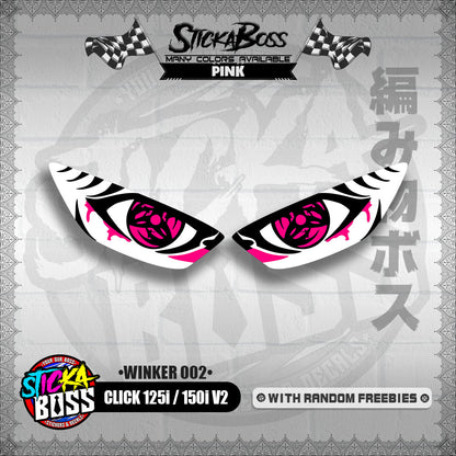 CLICK 125i / 150i V2 (WINKER 002) TRANSPARENT【WITH FREEBIES】
