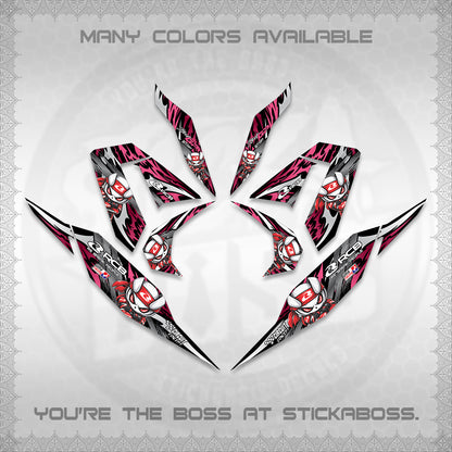 CLICK 125 V4 DECALS (2026 NEW RCB 2.0 DESIGN) STICKER KITS BY STICKABOSS