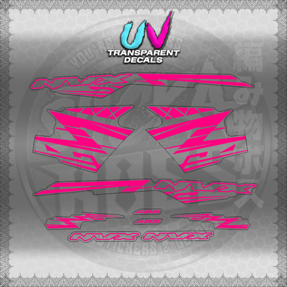 【PREMIUM UV PRINT】TRANSPARENT AEROX V3 ALPHA TURBO INDO (AV314ARV9S)【WITH FREEBIES】