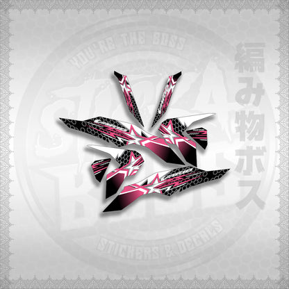 STICKER DECALS for CLICK V3 (CV320VAA3) By STICKABOSS (SOFIE LAMINATED WATERPROOF)