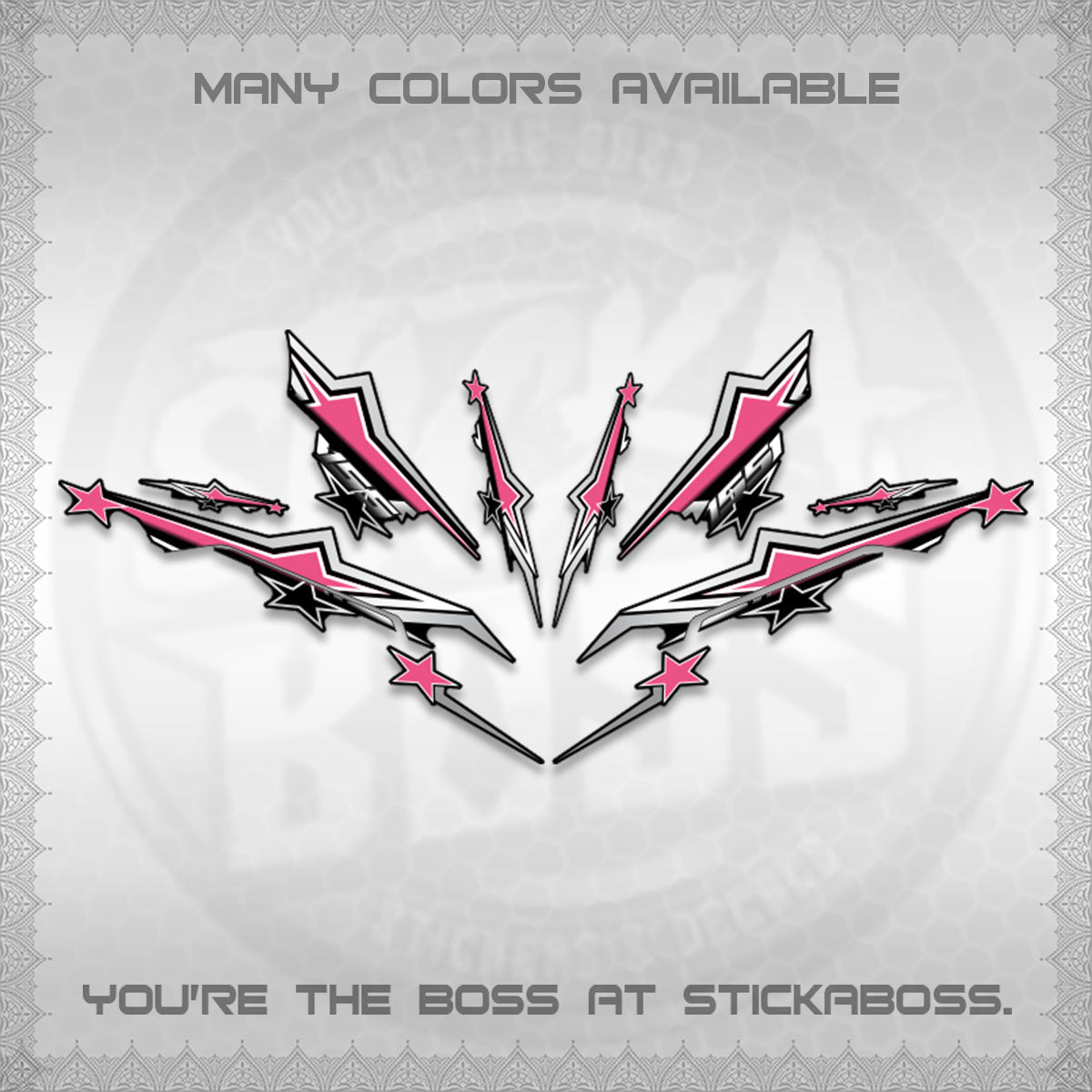 AEROX 155 V3 INDO DECALS (ALPHA TURBO 0004)STICKER DECALS By STICKABOSS
