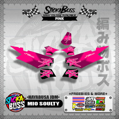 MIO SOULTY DECALS ( HAYABUSA JDM )【WITH FREEBIES】