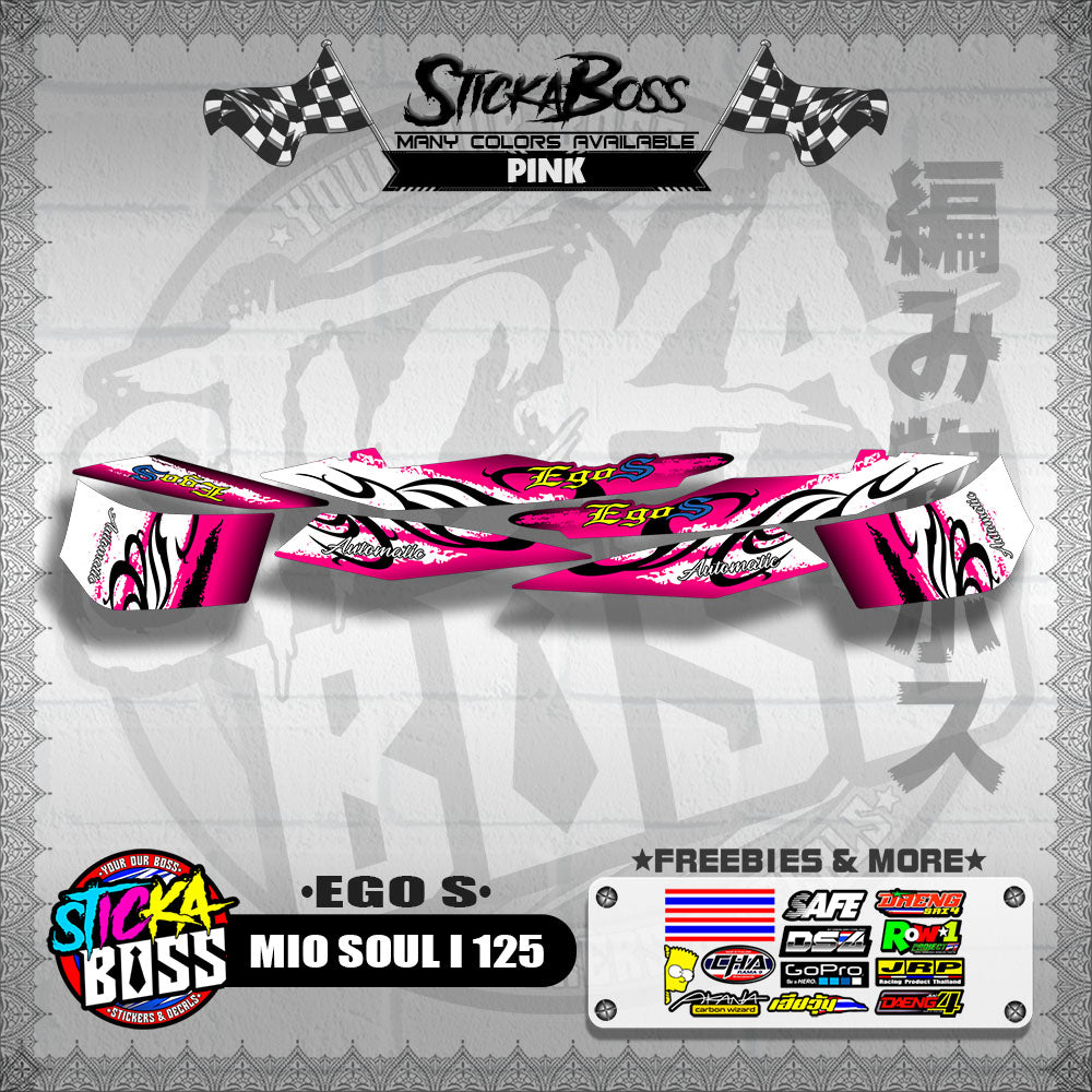MIO SOUL I 125 DECALS ( EGO S )【WITH FREEBIES】