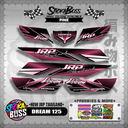 DREAM 125 DECALS ( NEW JRP THAILAND )【WITH FREEBIES】
