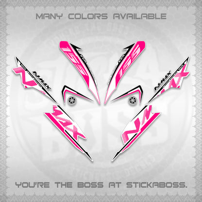 NMAX V1 THAI FOR WHITE DECALS (2020 DESIGN) STICKER DECALS By STICKABOSS