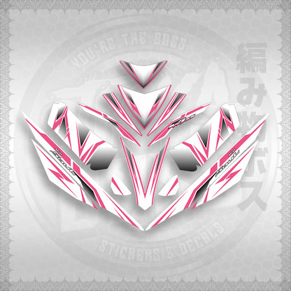 STICKER DECALS for MIO 4 (MIRGADEFOWH) By STICKABOSS (SOFIE LAMINATED WATERPROOF)