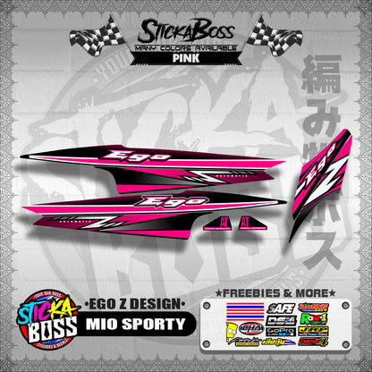 MIO SPORTY DECALS ( EGO Z DESIGN )【WITH FREEBIES】