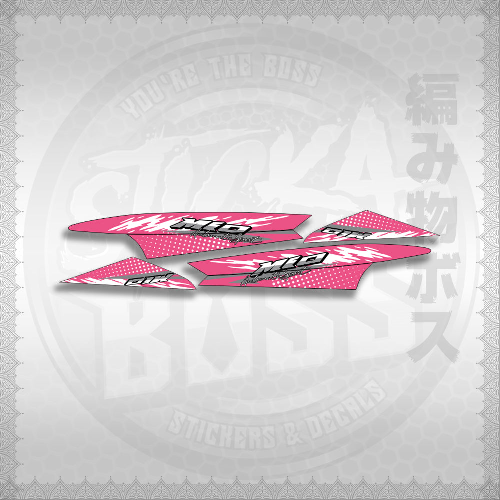STICKER DECALS for MIO SPORTY / SMILE (MSPSSIMOCO) By STICKABOSS (SOFIE LAMINATED WATERPROOF)