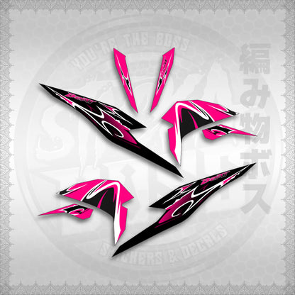 STICKER DECALS for BEAT FI V3 (BV325LENEMOHO) By STICKABOSS (SOFIE LAMINATED WATERPROOF)