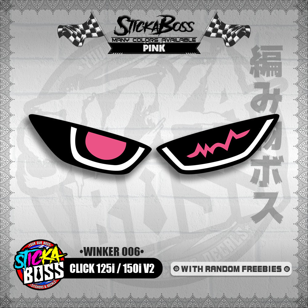 CLICK 125i / 150i V2 (WINKER 006) TRANSPARENT【WITH FREEBIES】