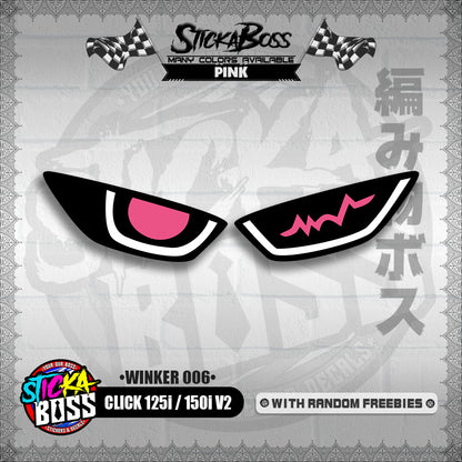 CLICK 125i / 150i V2 (WINKER 006) TRANSPARENT【WITH FREEBIES】