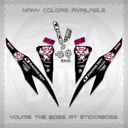 CLICK V2 DECALS (2026 RACE ZOMBIE DESIGN)STICKER DECALS By STICKABOSS