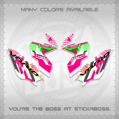 CLICK 125 V3 VARIO FOR WHITE DECALS (2026 STREET STYLE EDITION) STICKER DECALS By STICKABOSS