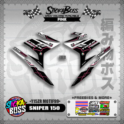 SNIPER 150 DECALS ( Y15ZR MOTIF99 )【WITH FREEBIES】