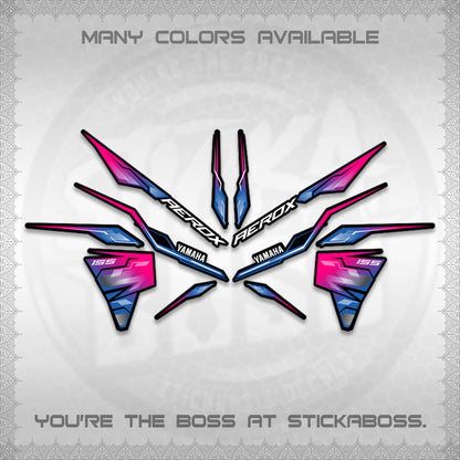 AEROX V3 INDO DECALS (ALPHA TURBO 0001)STICKER DECALS By STICKABOSS