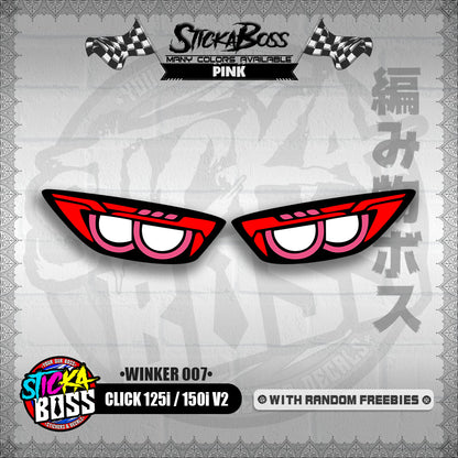 CLICK 125i / 150i V2 (WINKER 007) TRANSPARENT【WITH FREEBIES】