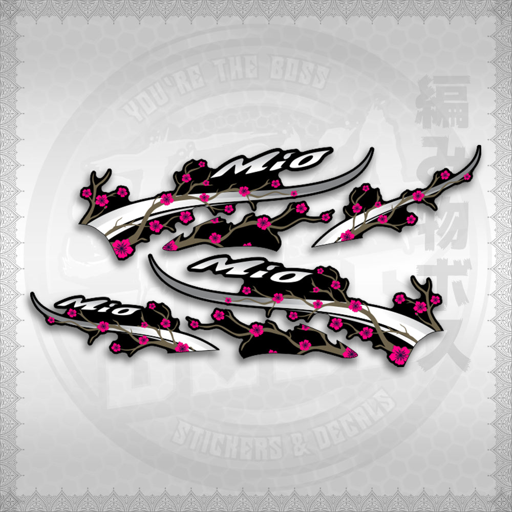 STICKER DECALS for MIO SPORTY (MSPSAXFL) By STICKABOSS (SOFIE LAMINATED WATERPROOF)