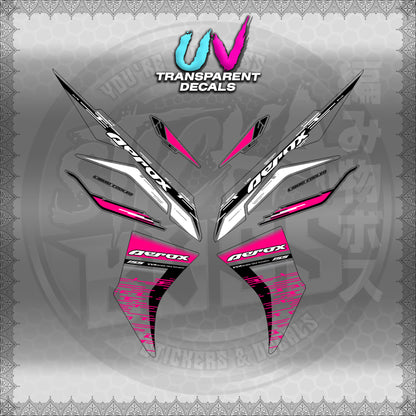 【PREMIUM UV PRINT】TRANSPARENT AEROX V3 ALPHA TURBO INDO (AV3NESTEDMA)【WITH FREEBIES】