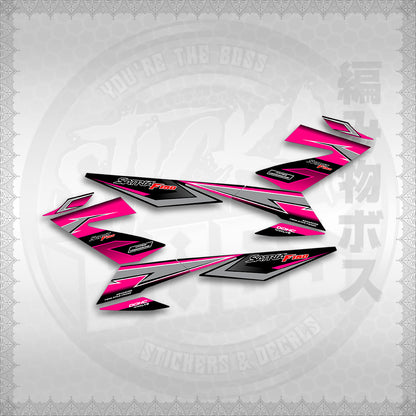 STICKER DECALS for RAIDER 150 FI THAI (RFIGRCUST03) By STICKABOSS (SOFIE LAMINATED WATERPROOF)