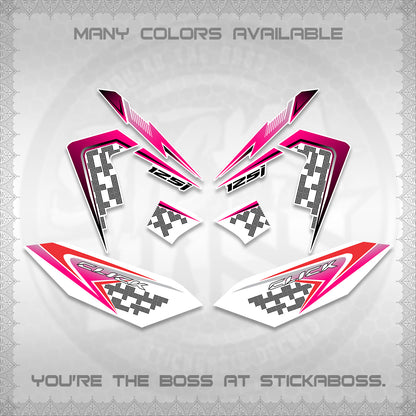 CLICK 125 V4 VIETNAM FOR WHITE DECALS (2026 TERBARU MOTIF DESIGN) STICKER KITS BY STICKABOSS