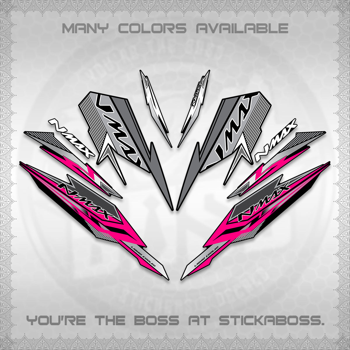 NMAX V2 DECALS (2026 VARIO STYLE) STICKER DECALS By STICKABOSS