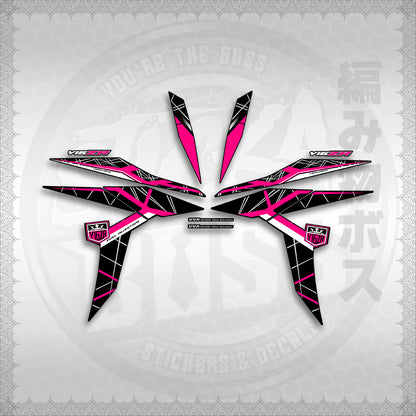 STICKER DECALS for SNIPER 155 MALAYSIAN (S155MICIY16) By STICKABOSS (SOFIE LAMINATED WATERPROOF)