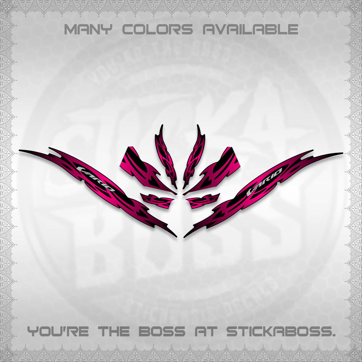 CLICK 125 V3 INDO VARIO DECALS (2026 NUSANTARA STRIPING) STICKER DECALS By STICKABOSS