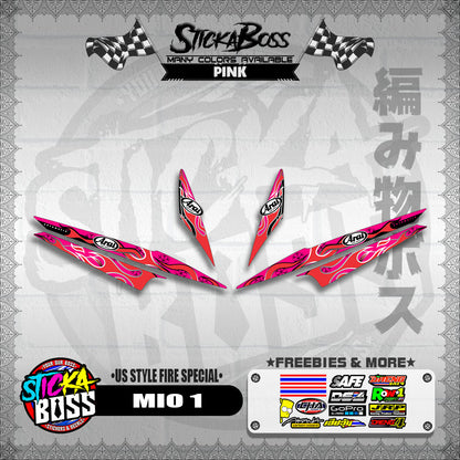 MIO 1 DECALS ( US STYLE FIRE SPECIAL )【WITH FREEBIES】