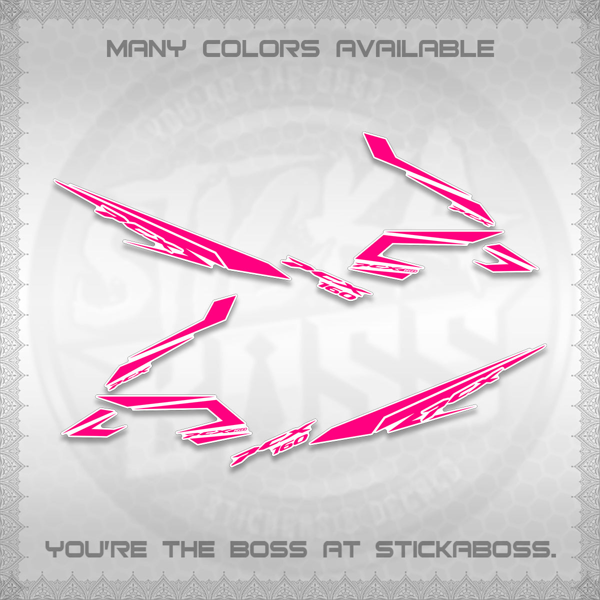 PCX  155160 INDO DECALS (NEW STRIPPING 09)STICKER DECALS By STICKABOSS
