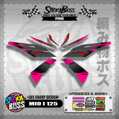 MIO I 125 DECALS ( LNS SHARP DESIGN )【WITH FREEBIES】