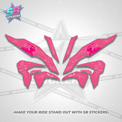 CLICK V3 DECALS (2026 2F&2F DESIGN)STICKER DECALS BY STICKABOSS