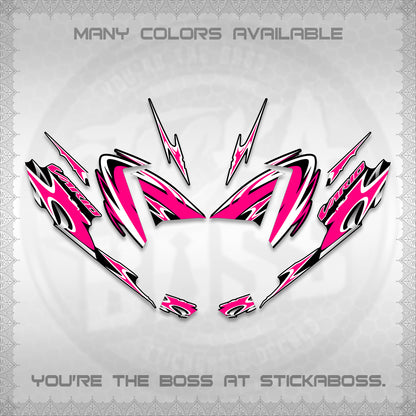 CLICK 125 V4 VARIO STRIPING DECALS (2026 NEW LED DESIGN) STICKER DECALS By STICKABOSS