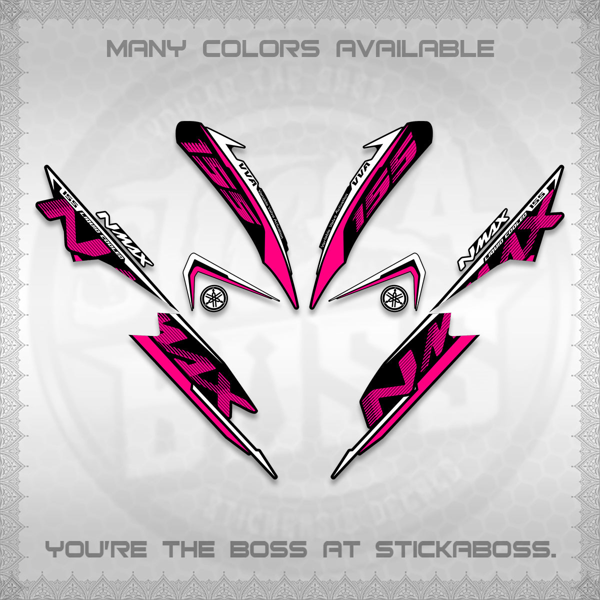 NMAX V1 THAI DECALS (2020 DESIGN) STICKER DECALS By STICKABOSS