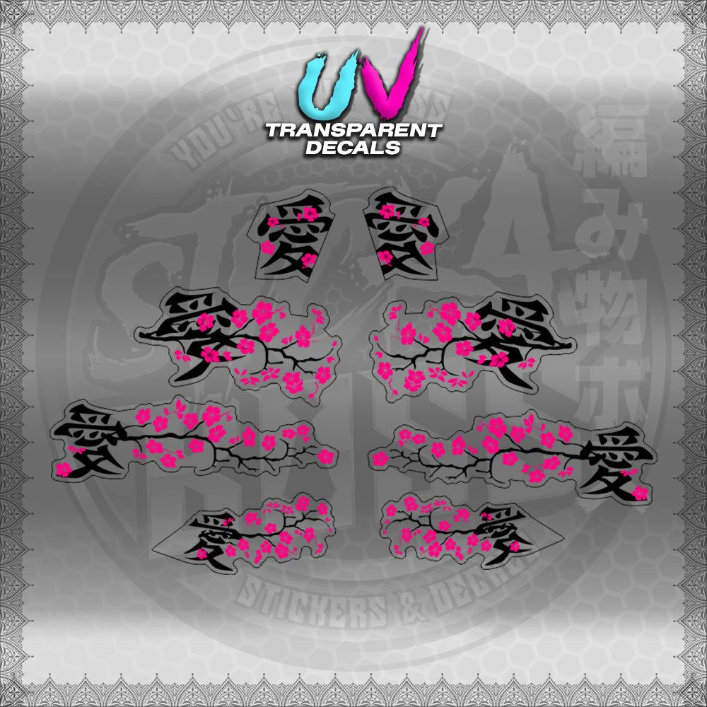 【PREMIUM UV PRINT】TRANSPARENT NMAX V3 TURBO INDO (NV3SAXFLR)【WITH FREEBIES】