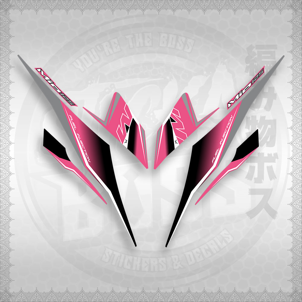 STICKER DECALS for MIO I 125 M3 (MIISTMO) By STICKABOSS (SOFIE LAMINATED WATERPROOF)